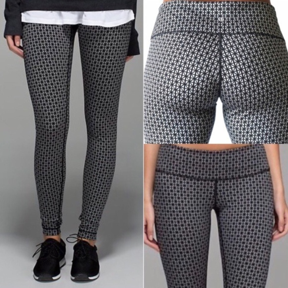 Lululemon Wunder Under Tri Geo Legging